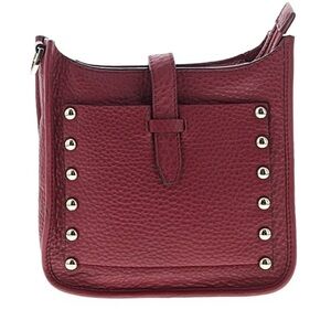 Chic Rebecca Minkoff Small Crossbody Feed Bag in Tawny Port w/Silver Hardware